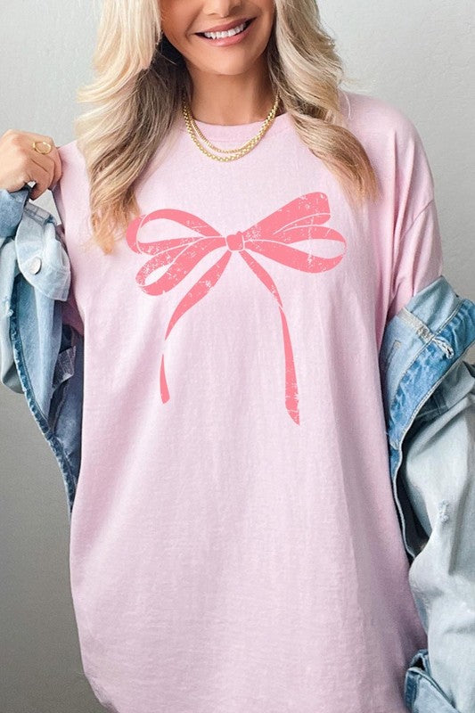 Tie It With A Bow Pink Tee