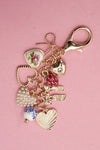 Strawberry Fields Porcelain Heart Bag Charm