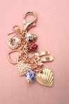 Strawberry Fields Porcelain Heart Bag Charm