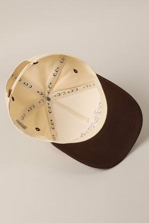 Be Kind Stay Wild Brown Embroidered Trucker Hat