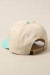 God Is Good Mint Embroidered Trucker Hat