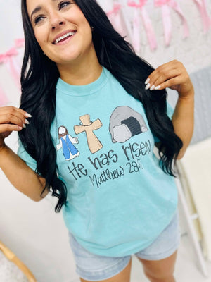 He Is Risen Easter Tee