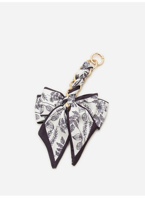 Garden Grace Silk Bow Bag Charm