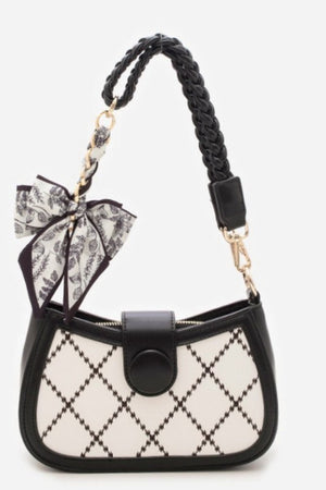 Garden Grace Silk Bow Bag Charm