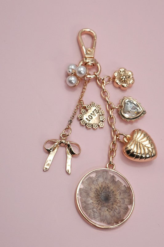 Forever In Bloom Dried Flower Bag Charm