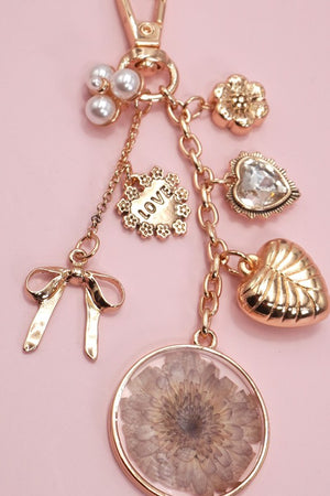Forever In Bloom Dried Flower Bag Charm