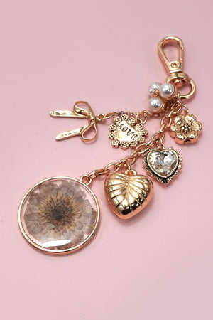 Forever In Bloom Dried Flower Bag Charm