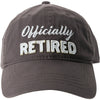 Officially Retired Gray Adjustable Hat