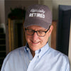 Officially Retired Gray Adjustable Hat