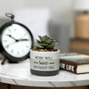 Work Will Succ Without You Artifical Potted Plant
