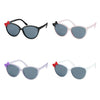 Blue Gem Kids Cat Eye With Bow Sunglasses
