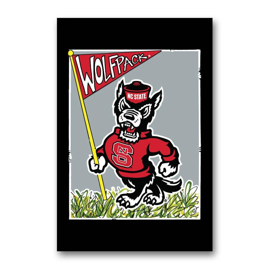 NC State Mascot Garden Flag