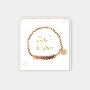 You Make Life Brighter Stretch Bracelet