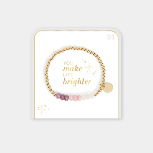 You Make Life Brighter Stretch Bracelet