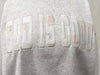 Sunkissed Coconut God Is Good Quilted Pastel Embroidered Pearl Grey Sweatshirt