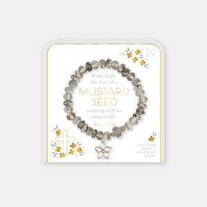 Mustard Seed Stretch Bracelet