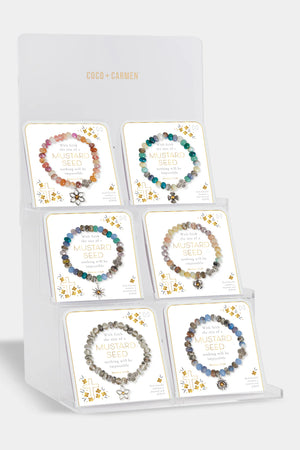 Mustard Seed Stretch Bracelet