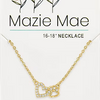 Interlocking Heart & Paw Gold Mazie Mae Necklace