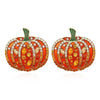 Glitz & Gourd Pumpkin Earrings