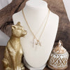 Sacred Layers Gold Multi-Cross Pendant Necklace