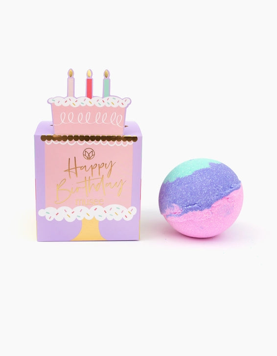 Birthday Cake Musee Boxed Bath Bomb