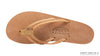 The Sandpiper Luxury Leather Ladies' Rainbow Sandals - Buckskin