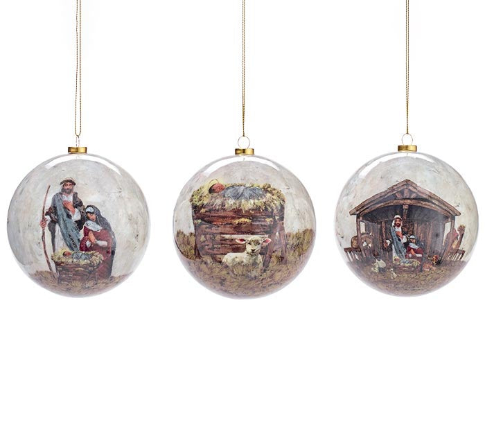 Nativity 4" Divine Impressions Ornament