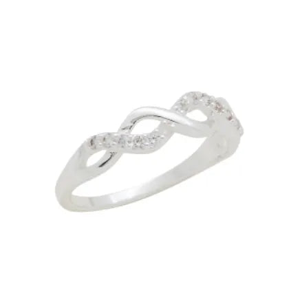 Infinity CZ Stack Ring