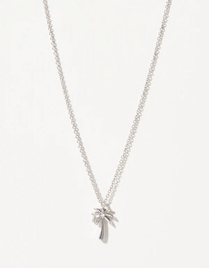 Spartina Sea La Vie Silver Paradise Palm Tree Necklace