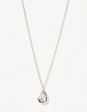 Spartina Sea La Vie Silver Seas the Day Oyster Necklace