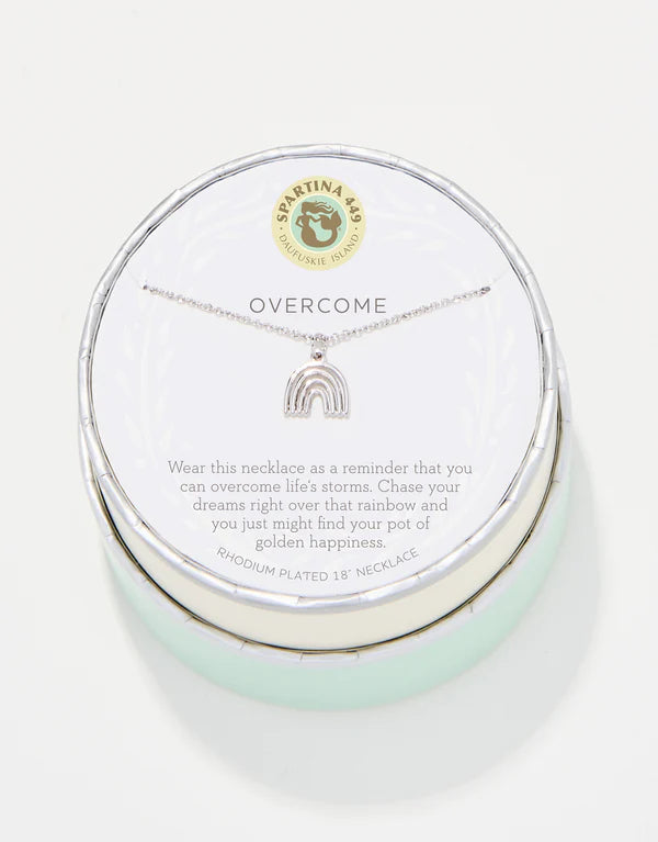 Spartina Sea La Vie Silver Overcome Rainbow Necklace