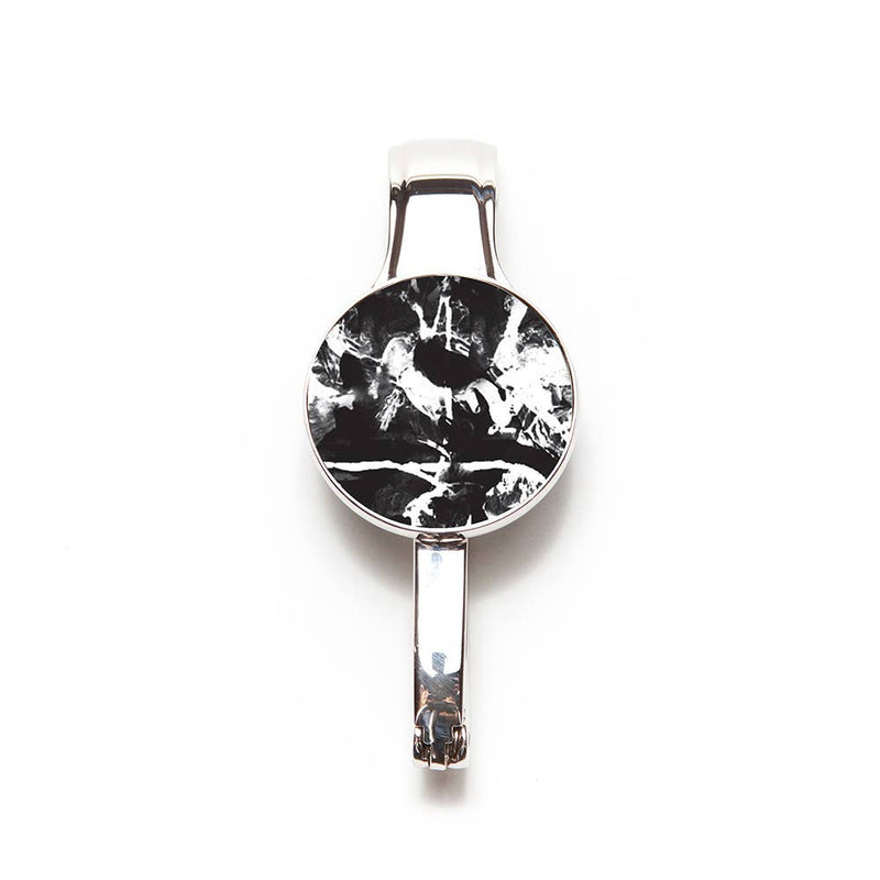 Marble Print Purse Key Hanger