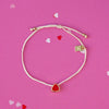 Heart Bead Pura Vida Dainty Natural Gold Bracelet