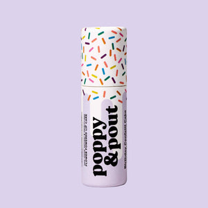 Purple Birthday Confetti Cake Lip Balm