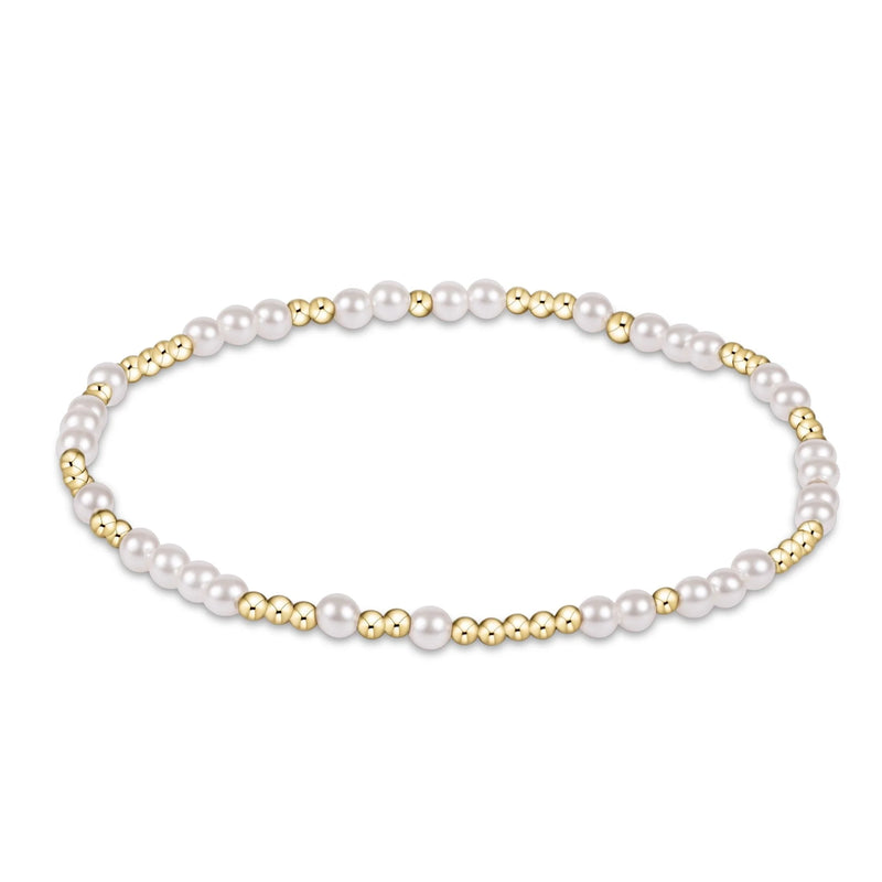 Enewton Pearl 3mm Bead Hope Unwritten Bracelet