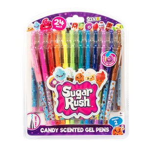 Scentos Sugar Rush 24 Piece Scented Gel Pens