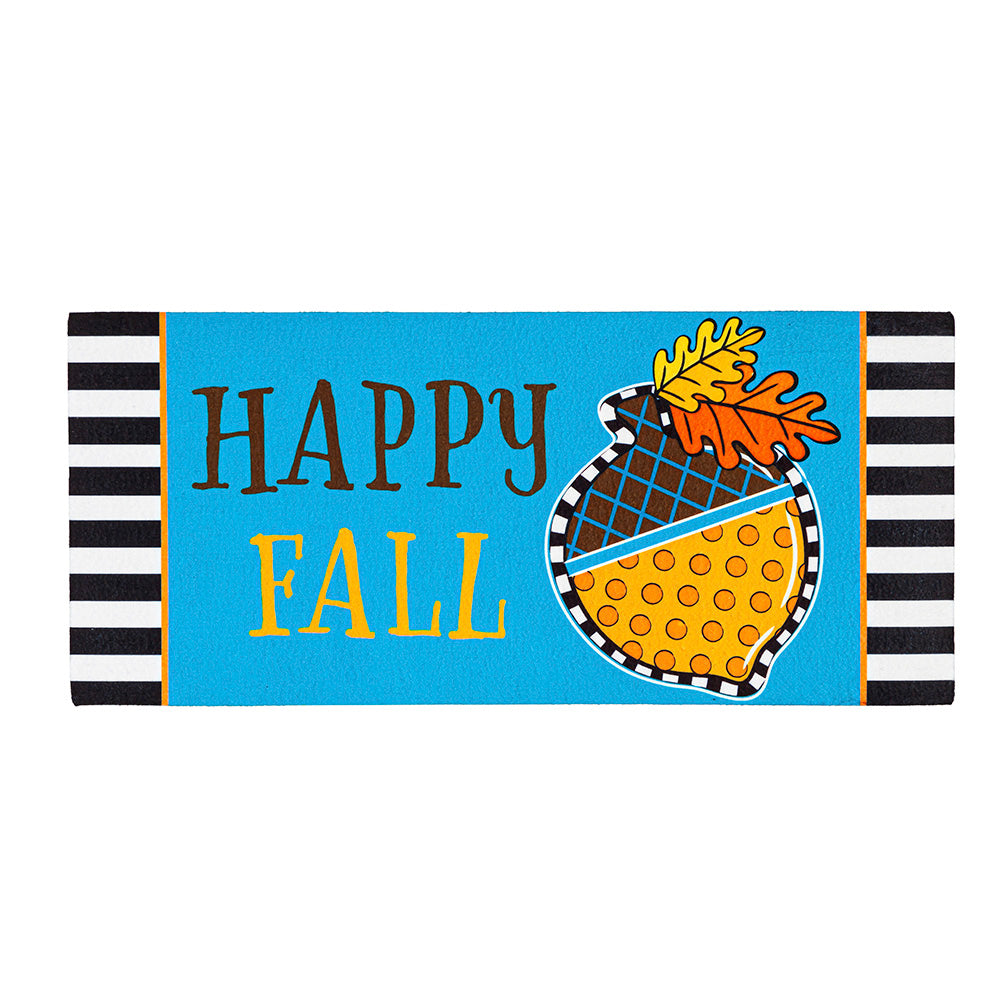 Happy Fall Acorn Sassafras Switch Mat