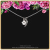 Pawprints on My Heart Pet Memorial Sterling Silver Necklace