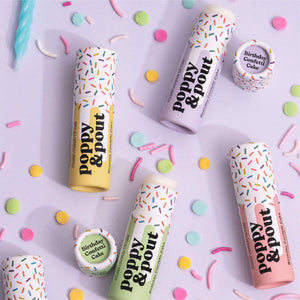 Purple Birthday Confetti Cake Lip Balm