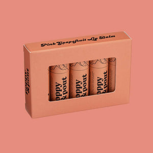 Pink Grapefruit Poppy & Pout Lip Balm