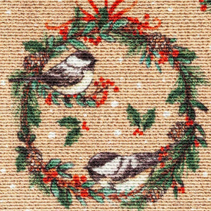Chickadee Wreath Textured Sassafras Switch Mat