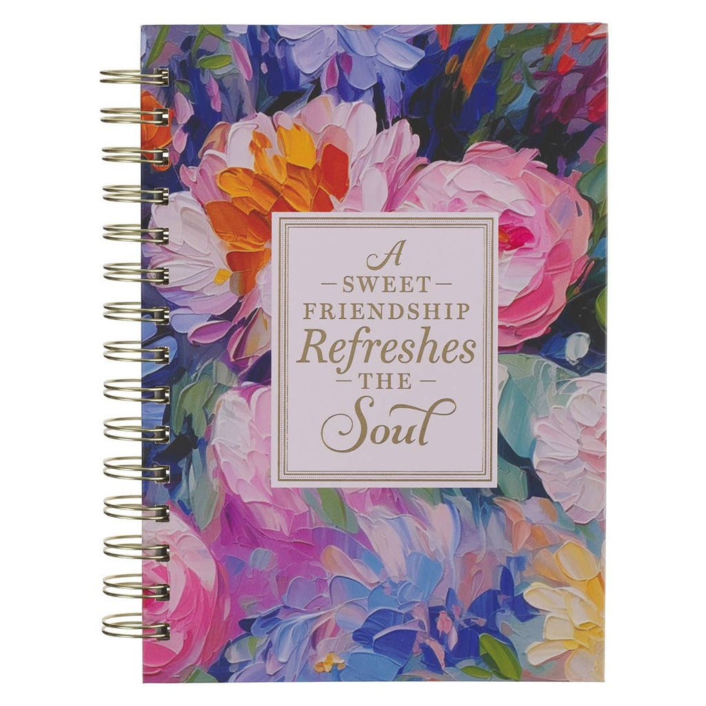 Sweet Friendship Floral Wirebound Journal