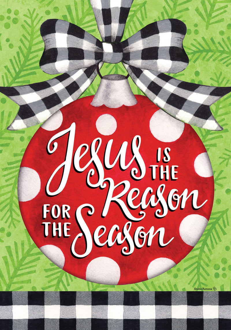 Jesus Ornament Garden Flag