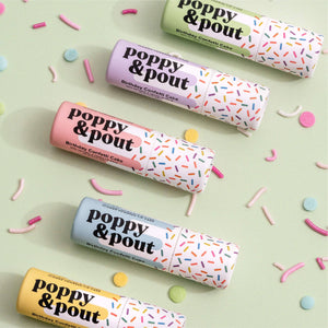 Green Birthday Confetti Cake Lip Balm