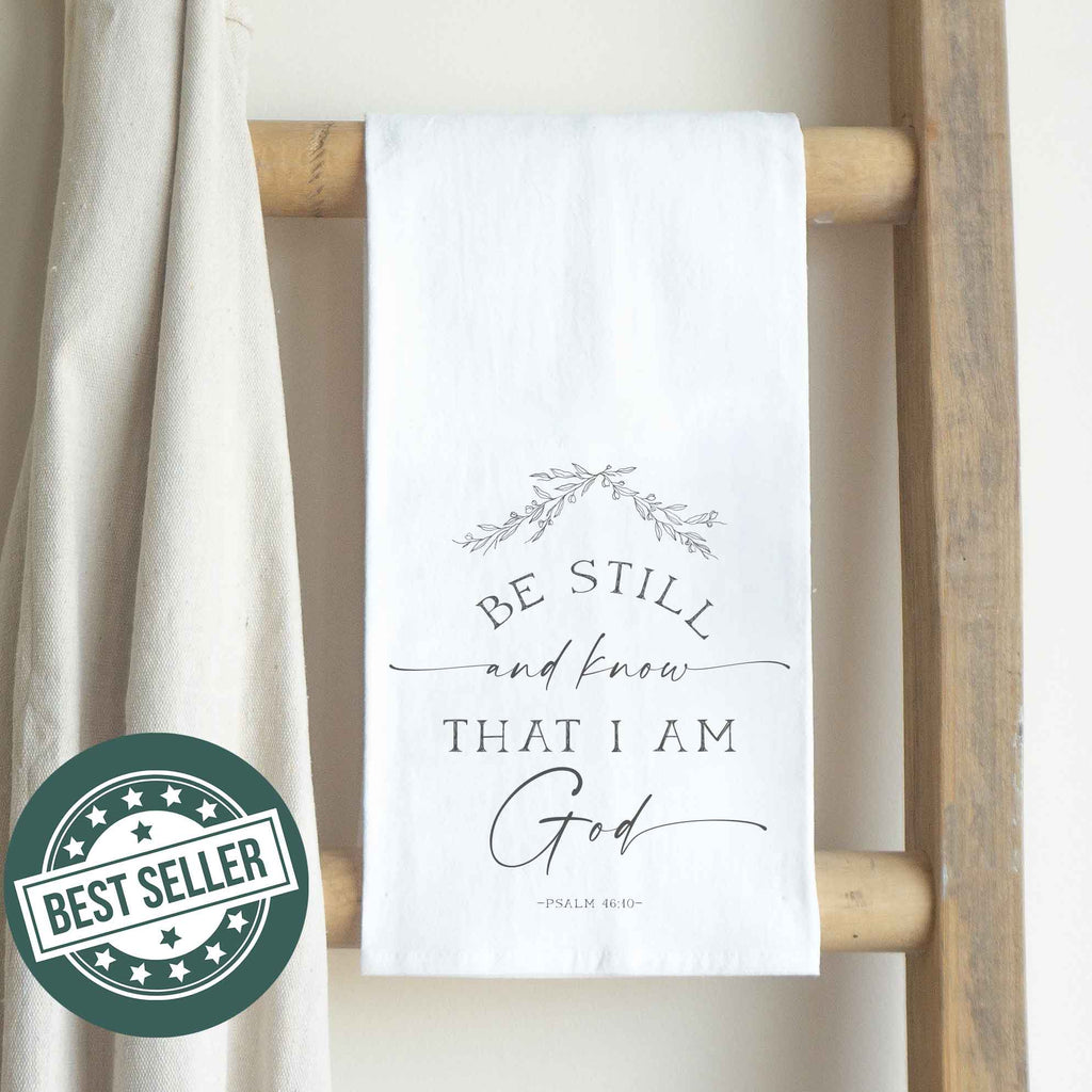 Be Still & Know That I Am God Cotton Towel