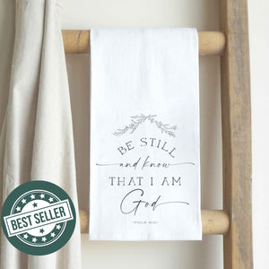 Be Still & Know That I Am God Cotton Towel