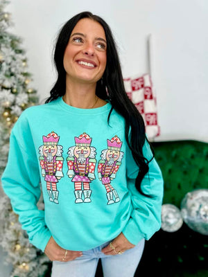 Colorful Nutcracker Trio Sweatshirt