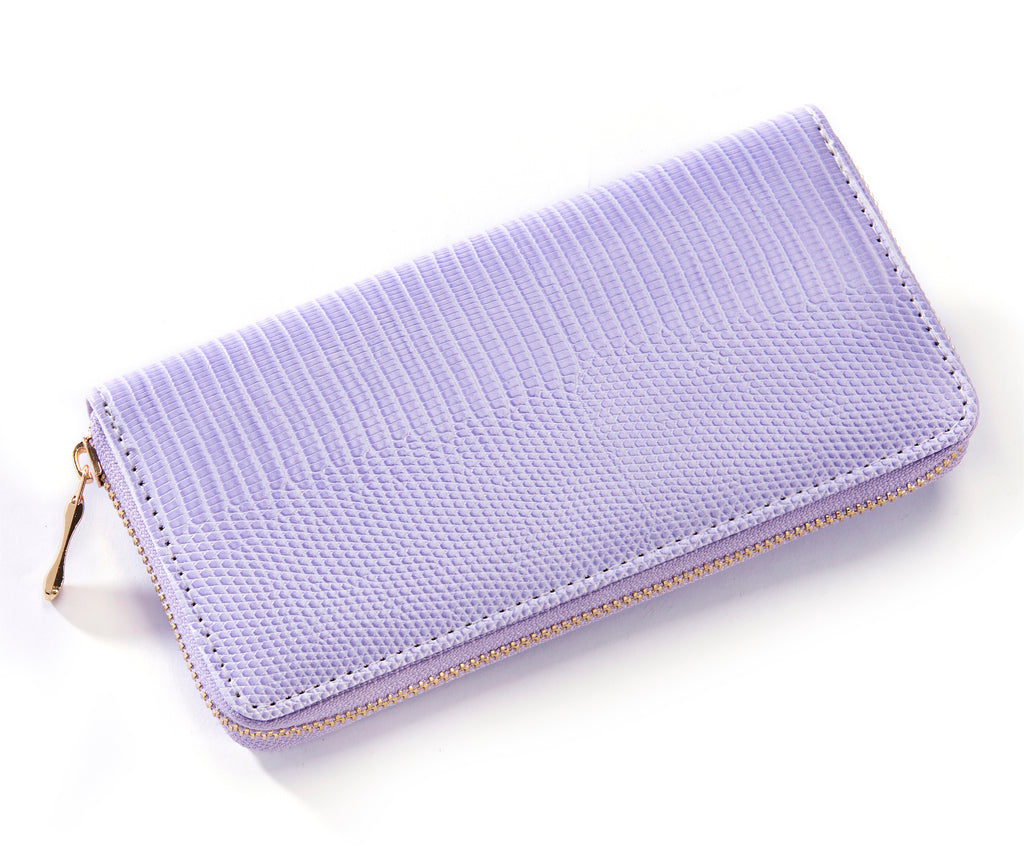 Avenue 9 Lilac Zipper Wallet