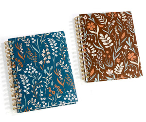 Floral Spiral Bound Notebook