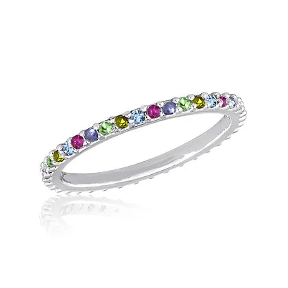 Thin Multi Diamond Stack Ring